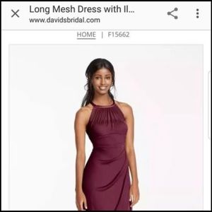 David’s bridal bridesmaid dress size 4